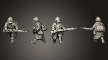 Military figurines RIFLEMAN 03 3d model