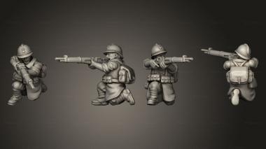 Military figurines RIFLEMAN 04 3d model