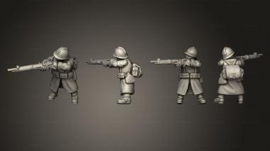 Military figurines RIFLEMAN 05 3d model
