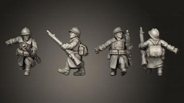 Military figurines RIFLEMAN 07 3d model