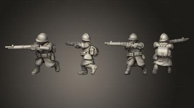Military figurines RIFLEMAN 09 3d model