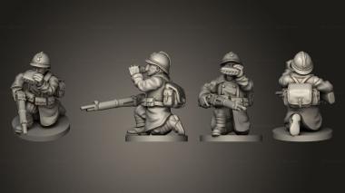Military figurines RIFLEMAN 10 3d model