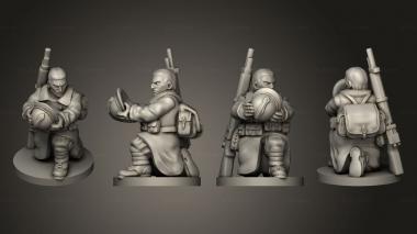 Military figurines RIFLEMAN 11 3d model