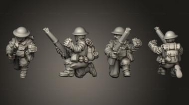 Military figurines RIFLEMAN 13 3d model