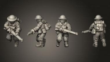 Military figurines RIFLEMAN 16 3d model