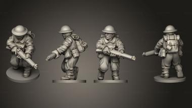 Military figurines RIFLEMAN 17 3d model
