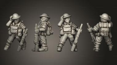 Military figurines RIFLEMAN 19 3d model
