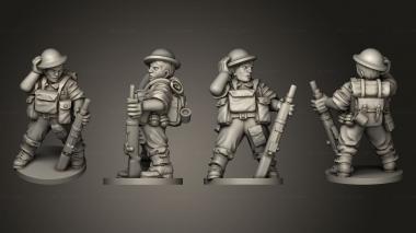 Military figurines RIFLEMAN 20 3d model