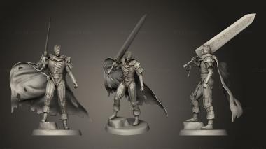 Military figurines Guts Berserk 3d model