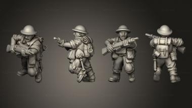 Military figurines RIFLEMAN 22 3d model