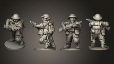 Military figurines RIFLEMAN 23 3d model