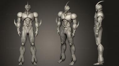 Military figurines Guyver 0 update 3d model