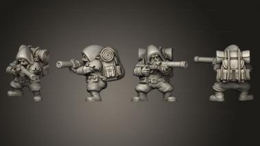 Military figurines RIFLEMAN 34 3d model