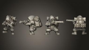 Military figurines RIFLEMAN 35 3d model