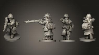Military figurines RIFLEMAN 36 3d model