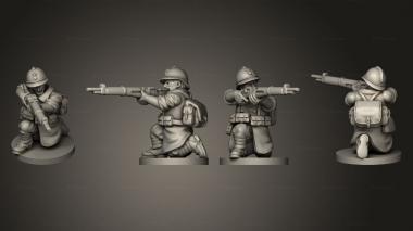 Military figurines RIFLEMAN 42 3d model