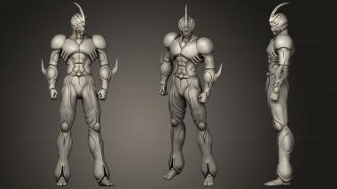 Military figurines Guyver I update 161 3d model
