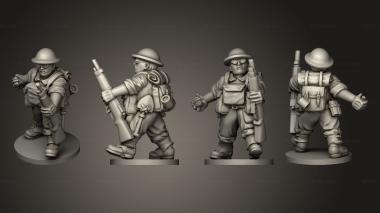 Military figurines RIFLEMAN 51 3d model