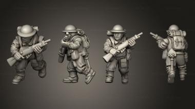 Military figurines RIFLEMAN 53 3d model