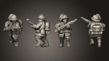 Military figurines RIFLEMAN 66 3d model