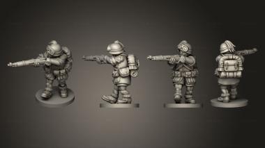 Military figurines RIFLEMAN 73 3d model