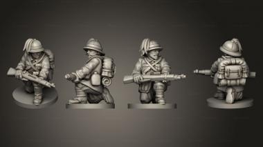 Military figurines RIFLEMAN 75 3d model