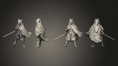 Military figurines righteous sage 45 3d model