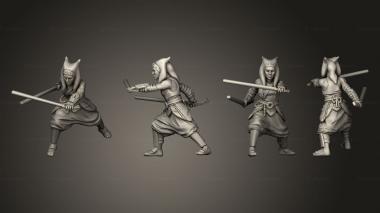 Military figurines righteous sage 3d model