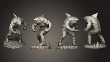 Military figurines Ripster Street Sharks 3d model