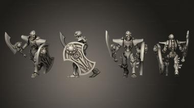 Military figurines Risen 01 3d model