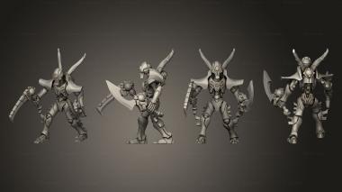 Military figurines Risen 02 3d model