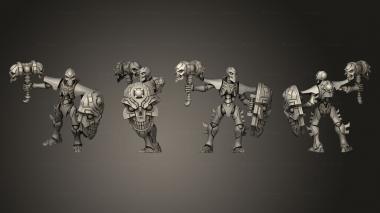 Military figurines Risen 03 3d model