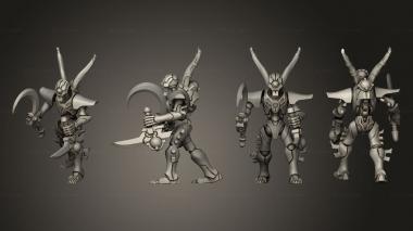 Military figurines Risen 05 3d model