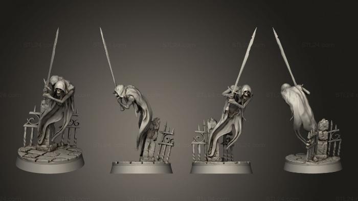 Military figurines (Risen Guard 07, STKW_11708) 3D models for cnc