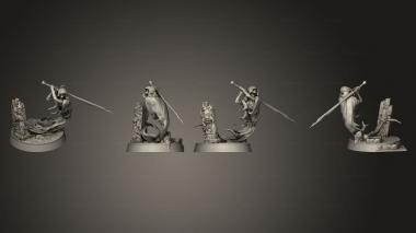 Military figurines Risen Guard 09 3d model
