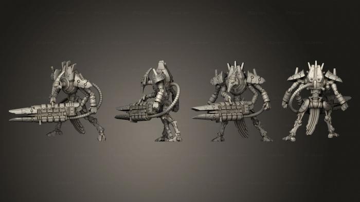 Military figurines (RL Annihilator Overseer Heavy Cannon, STKW_11714) 3D models for cnc