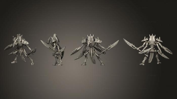 Military figurines (RL Annihilator Overseer Spear, STKW_11715) 3D models for cnc