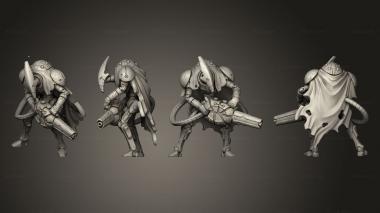 Military figurines RL Warrior 02 3d model