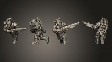 Military figurines RL Warrior 07 3d model
