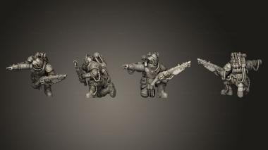 Military figurines RL Warrior 12 3d model