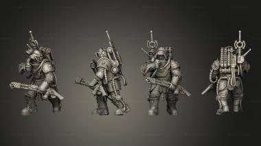 Military figurines RL Warrior 14 3d model