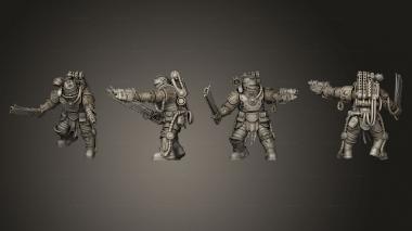 Military figurines RL Warrior 15 3d model