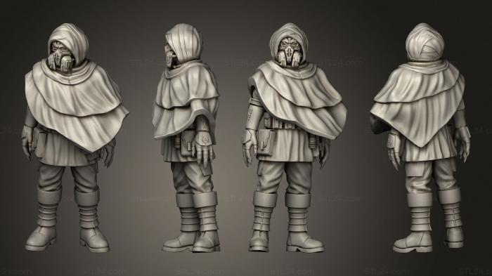 Military figurines (Robot warrior 03, STKW_11746) 3D models for cnc