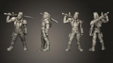 Military figurines Roche VII 3d model