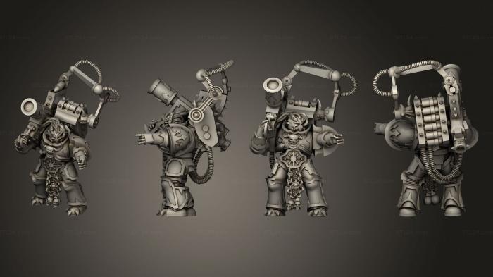 Military figurines (Rocketlauncher 02, STKW_11752) 3D models for cnc