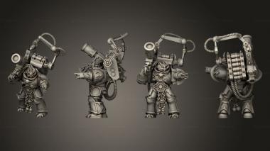 Military figurines Rocketlauncher 02 3d model