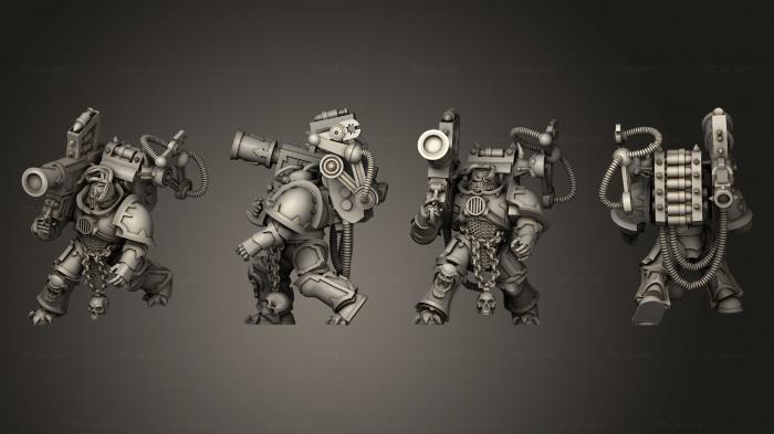 Military figurines (Rocketlauncher 03, STKW_11753) 3D models for cnc