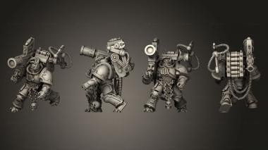 Military figurines Rocketlauncher 03 3d model