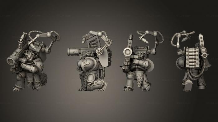 Military figurines (Rocketlauncher 04, STKW_11754) 3D models for cnc