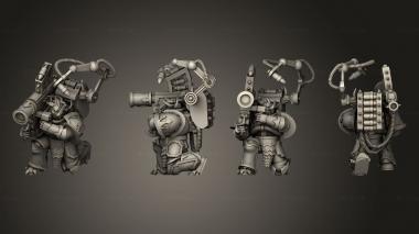Military figurines Rocketlauncher 04 3d model